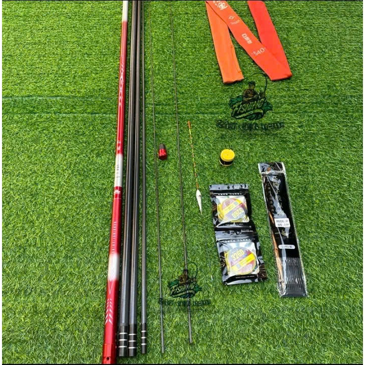 Handing Shark f1 เบ็ดตกปลามือ 8h มาพร้อมปลายสํารองและอุปกรณ์เสริมพร้อมรอกลอย 2 ตัว และรอกคันเบ็ด