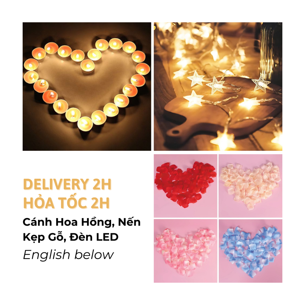 กลีบกุหลาบ, เทียนถ้วยชา, ไฟ นํา ตกแต่งวาเลนไทน์ -กลีบกุหลาบ, เทียนทีไลท์, ไฟสําหรับ14กุมภาพันธ์ VLT7