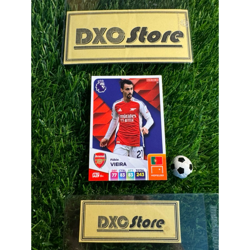 [ ของแท้ ] - PANINI ADRENALYN XL PREMIER LEAGUE 2025 - FABIO VIEIRA (ARSENAL)