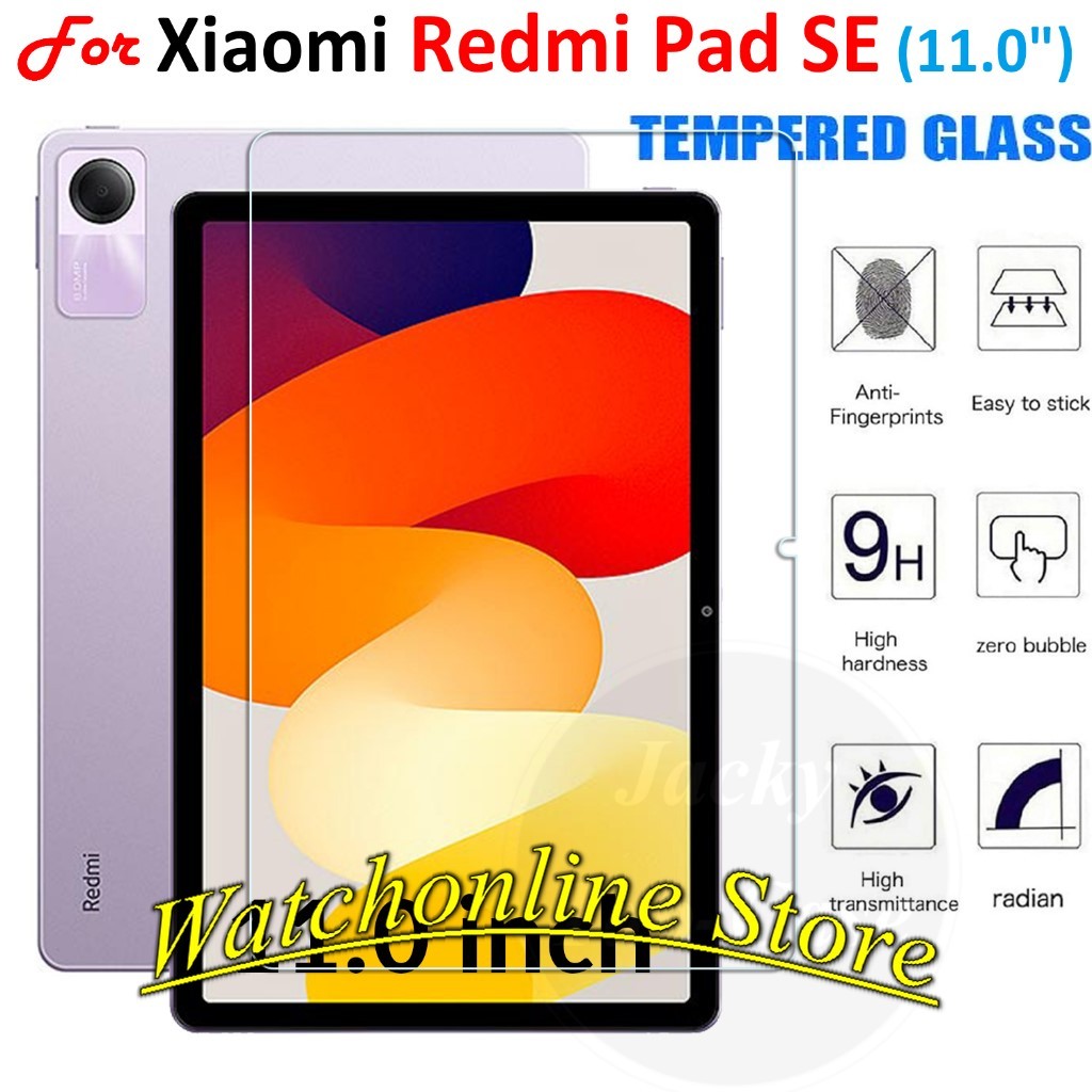 กระจกนิรภัยแท็บเล็ตป้องกันหน้าจอสําหรับXiaomi Redmi Pad Se 11 "2023 Redmi Pad Se 2023 11 นิ้ว
