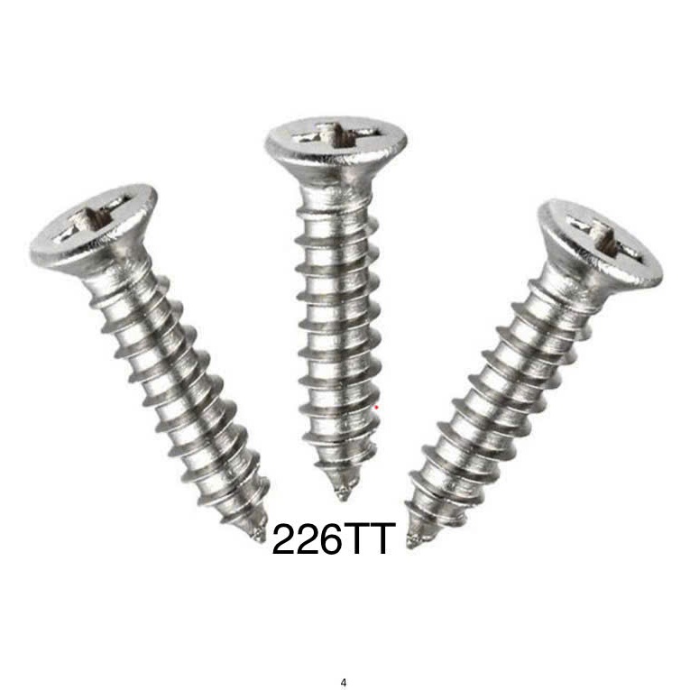 ไม้หัวแบน SCREW (INOX201) M4-M5-M6