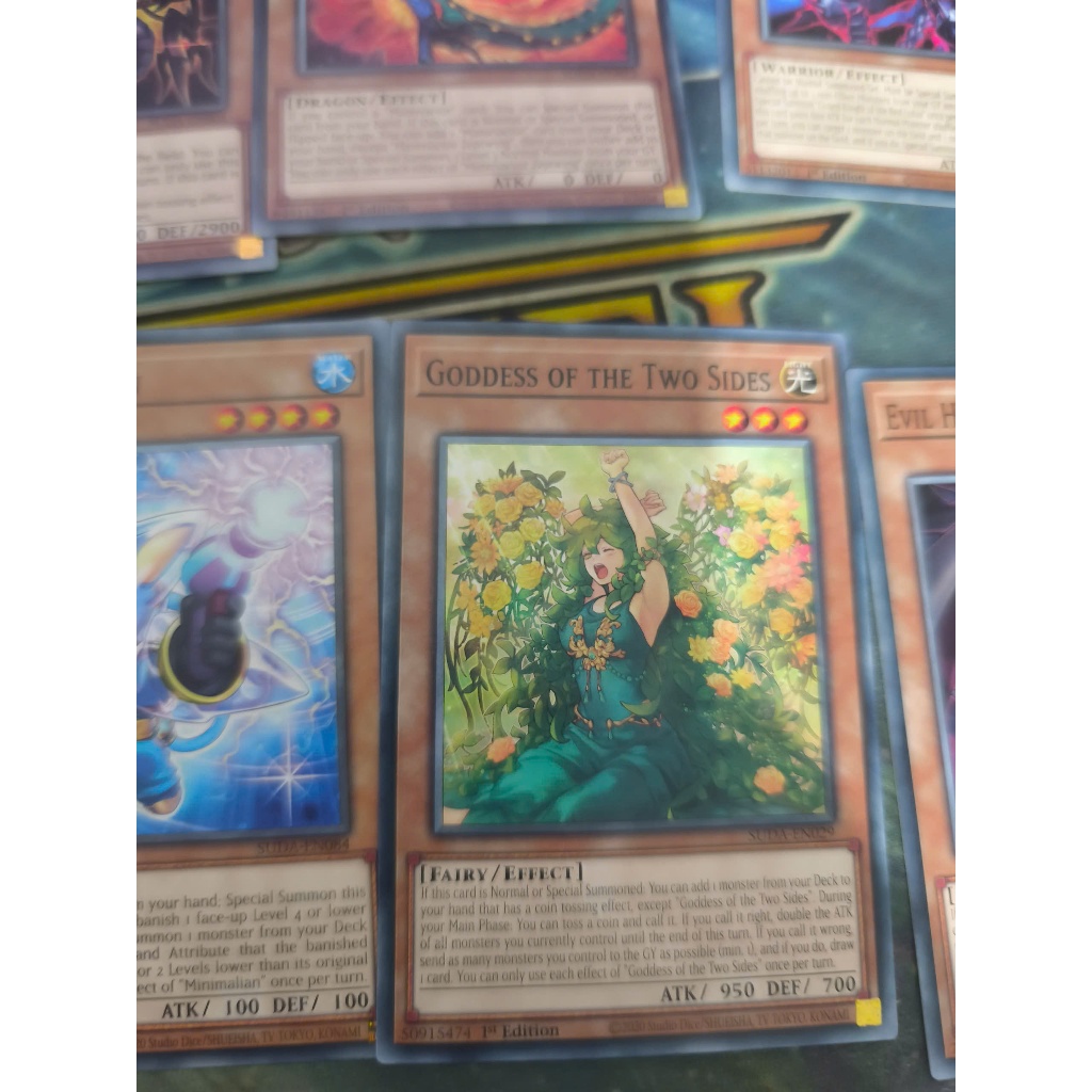 [Yugioh Funny Shop] การ์ด 1 ใบ Goddess of the Two Sides - SUDA-EN029 - ฉบับพิมพ์ครั้งที่ 1 ทั่วไป