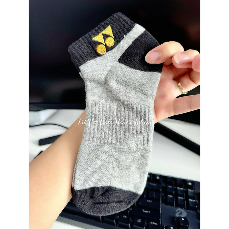 ถุงเท้าแบดมินตัน Yonex 3D คอสั้นถุงเท้าแบดมินตัน Yonex (ภาพจริง)