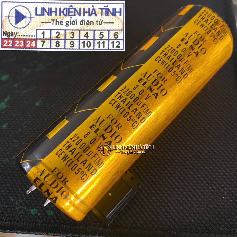 ELNA ตัวเก็บประจุเสียง 22000uf 80V 22000UF /80V ตัวเก็บประจุพลังงานเสียง-KA5