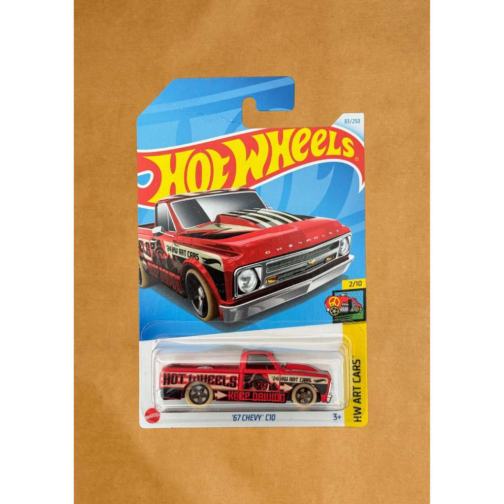 Hot Wheels 67 Chevy C10 Model Car - Case P 2024 - NV2004store