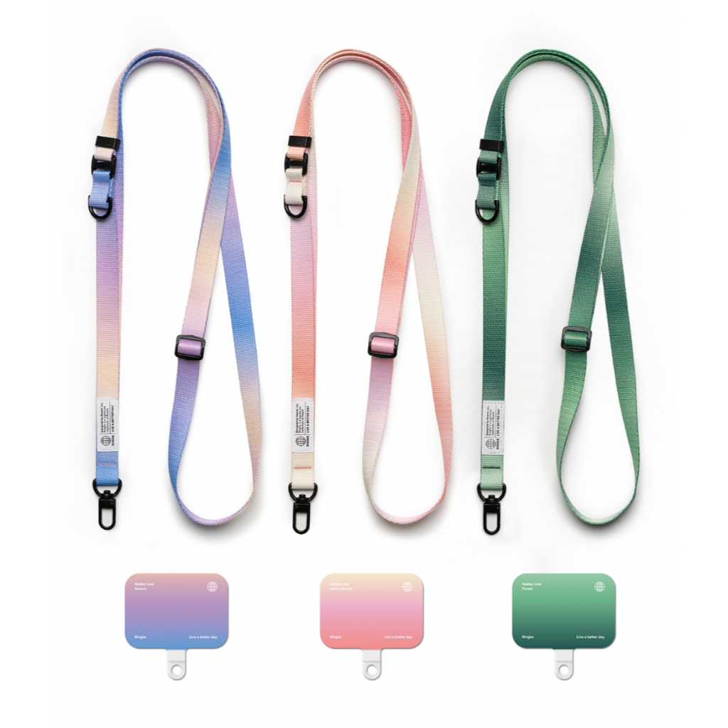 RINGKE Holder Link & Snap Hook Lanyard Strap