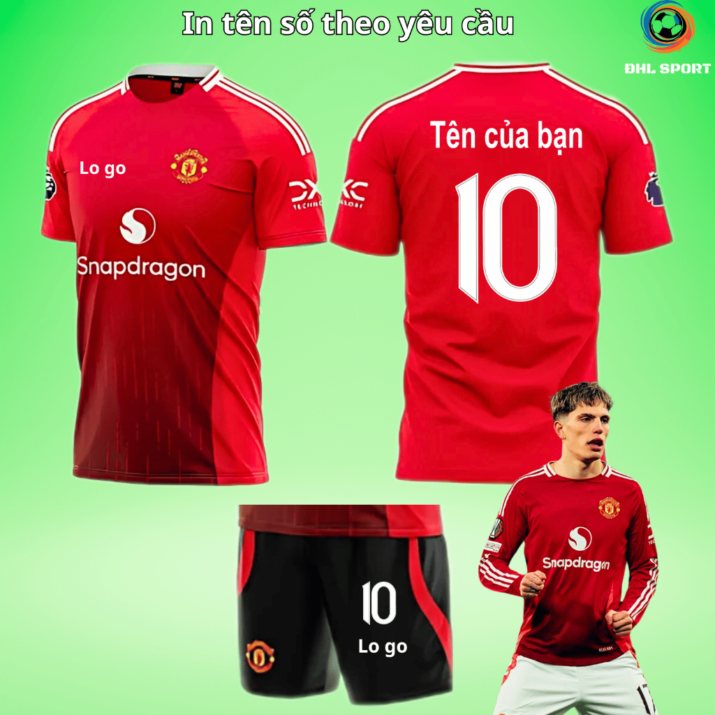 ( ผ้ายืดหยุ่นงา) เสื้อฟุตบอลเหย้า Red Mu Club 2024/2025 เสื้อบอลพิมพ์ลายชื่อและตัวเลขขออัพออน DHL SP