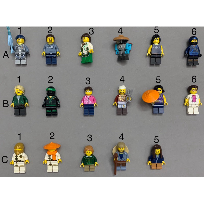 Lego minifigures ninjago character in ninjago city set 70620 ของแท้