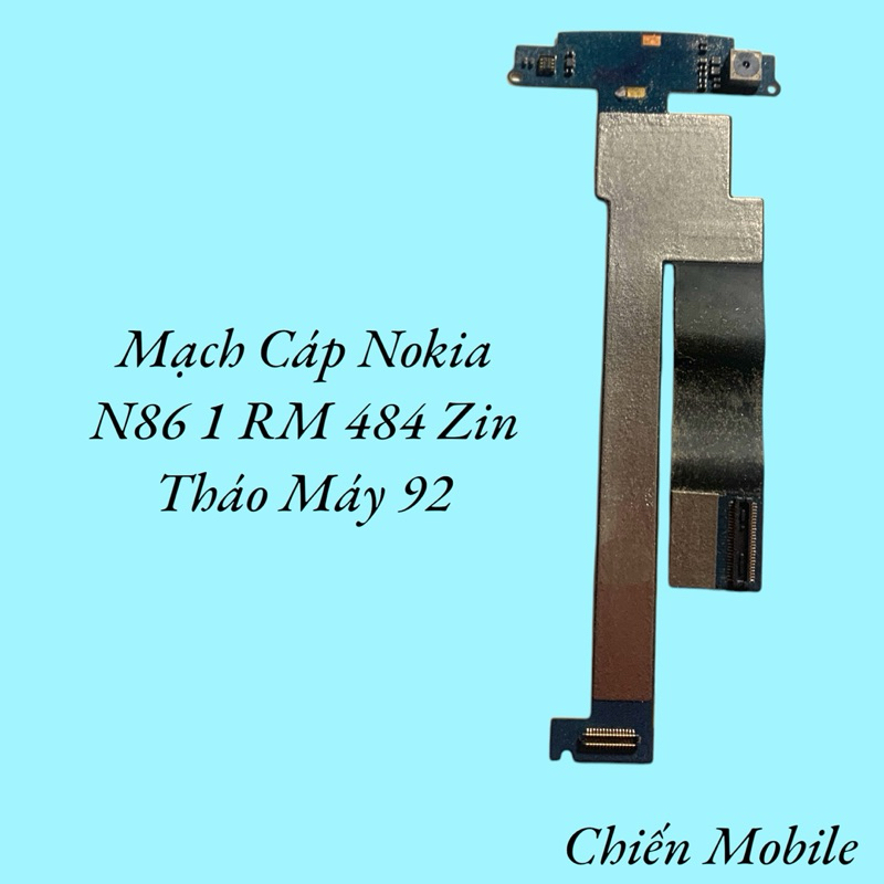 Nokia N86 1 RM 484 วงจรสายเคเบิลสังกะสีถอด 92
