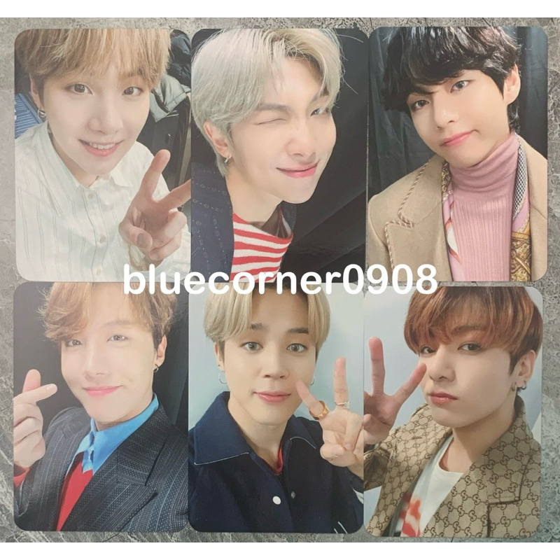 การ์ดรูปถ่ายแท่งไฟ BTS ของแท้