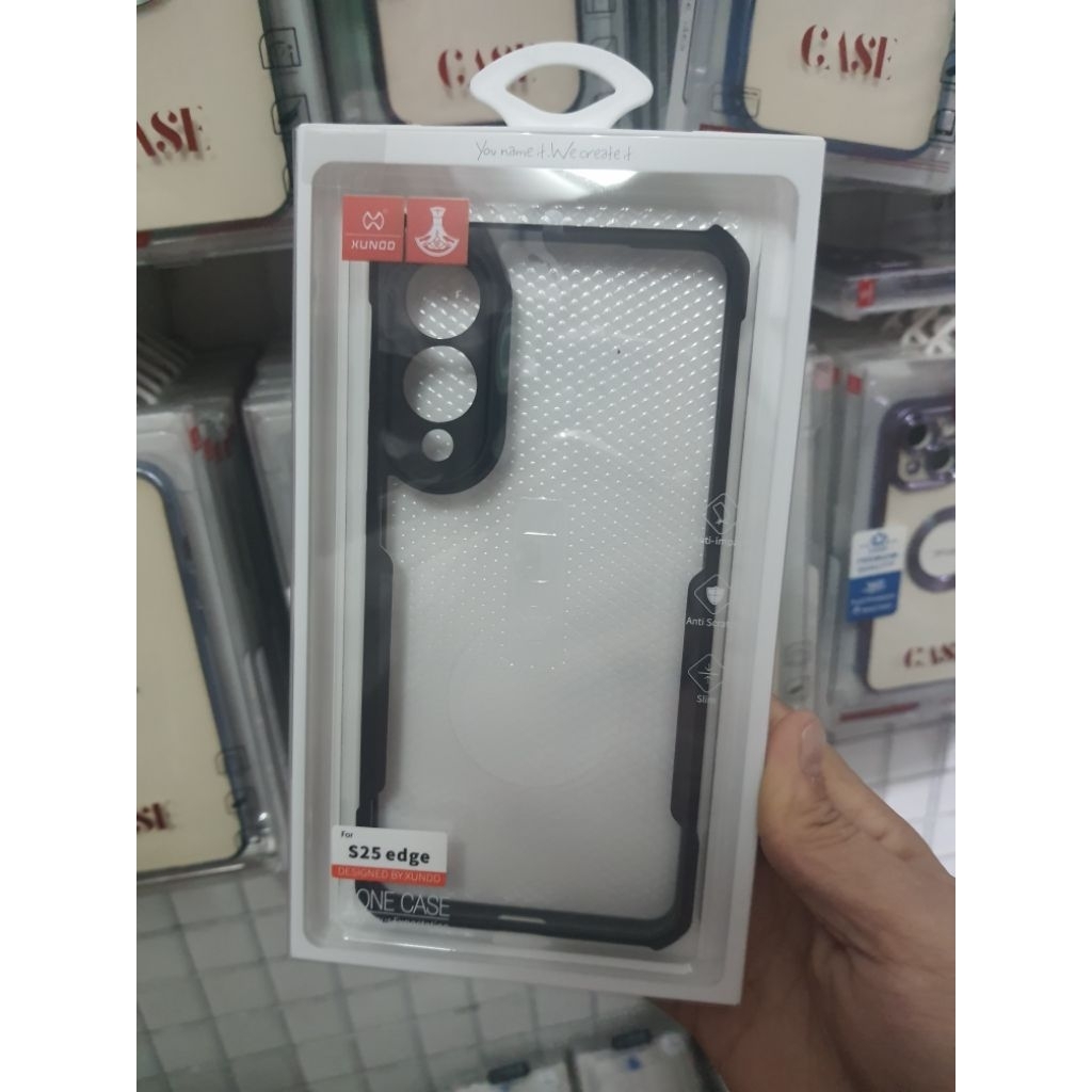 เคส Xundd สําหรับ samsung S25 Edge กันกระแทก ด้านหลังด้านใน tpu ไม่เปื้อน