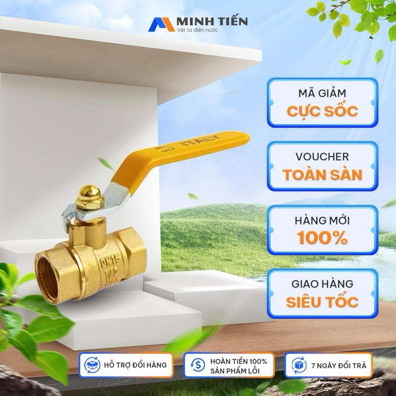 บอลวาล์วทองแดงอิตาลี DN8-DN32