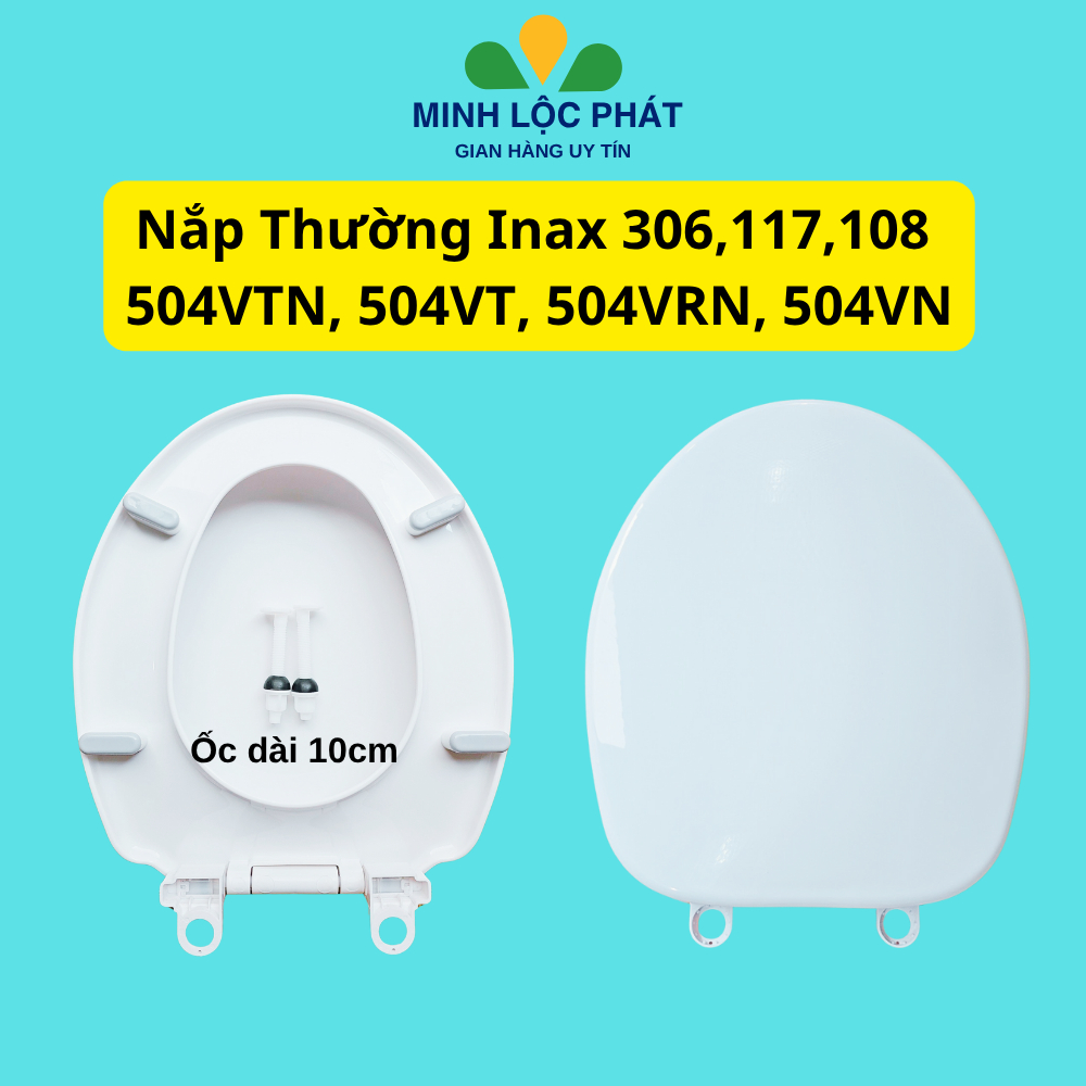ฝาครอบปกติสําหรับรหัส Inax 117,108, 306,504VN, 504VTN, 504VRN, 504VT - ประเภทมาตรฐาน