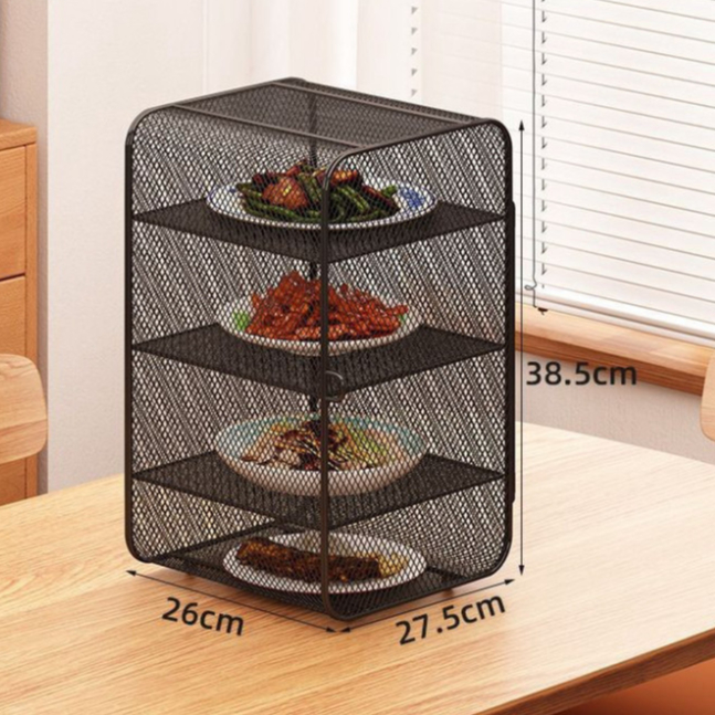 กรงโต๊ะเหล็กถนอมอาหารจากแมลงวัน ยุง แมลงสาป 7777