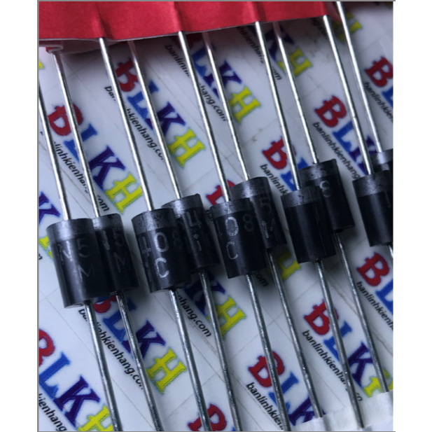 20 Diode 1N5408 IN5408 ปลั๊ก 3A 1000V - สายไฟยี่ห้อ MIC