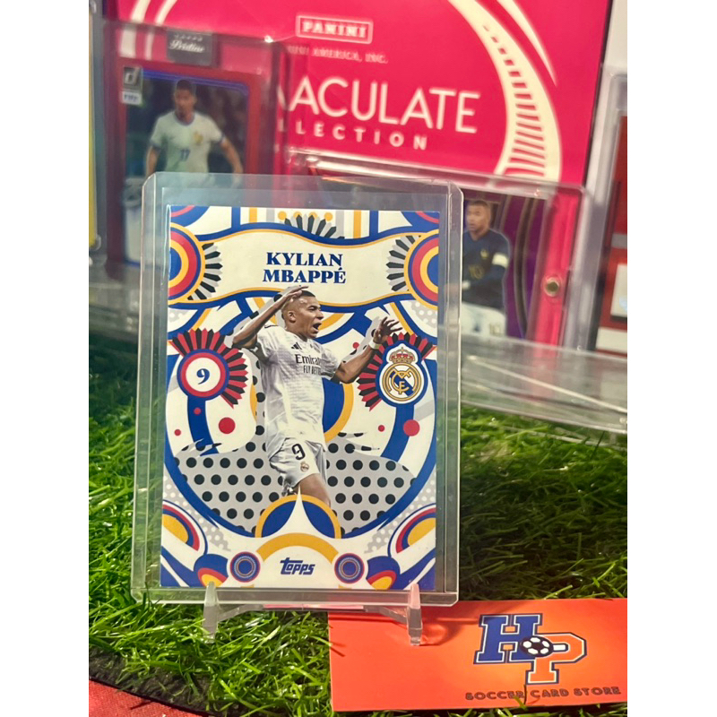Kylian Mbappe Flamenco Topps Real Madrid Team Set 2024/25 การ์ดฟุตบอล