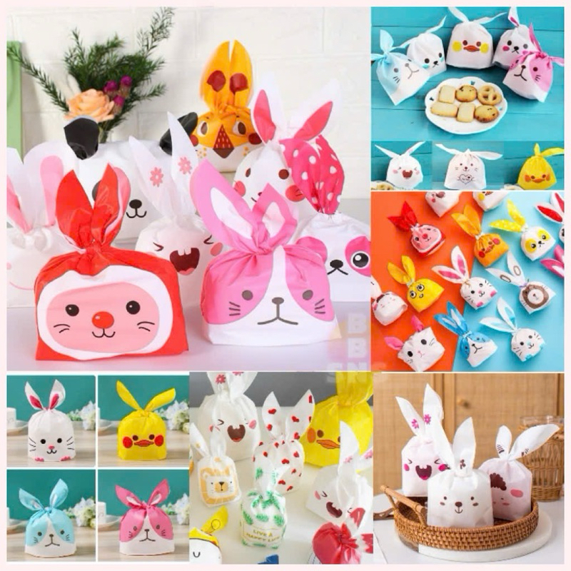 NILON กระเป๋ากระดาษสําหรับของขวัญวันเกิด - RABBIT EARS BAG สําหรับของขวัญและเค้กใน MANY น่ารักโมเดล