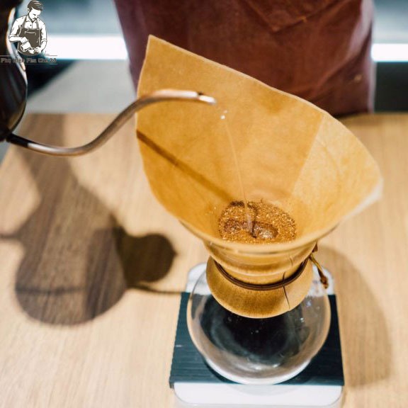 กระดาษกรองกาแฟ Pressoco Chemex 6 ถ้วย 30x30ซม. (40 แผ่น)