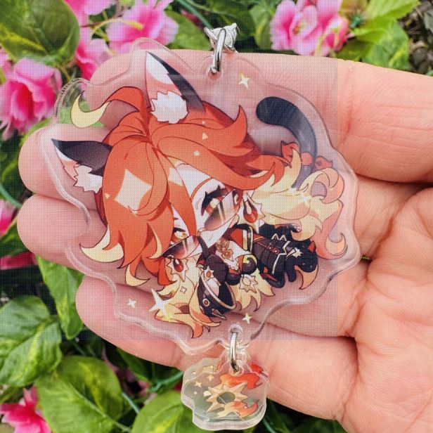 MAVUIKA เกม Genshin Impact M4 พวงกุญแจตัวละคร