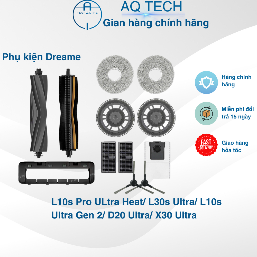 [ ของแท้ ] Dreame L10s Pro Ultra Heat, L30s Ultra, L10s Ultra Gen 2, D20 ULTra, X30 Ultra อุปกรณ์เสร