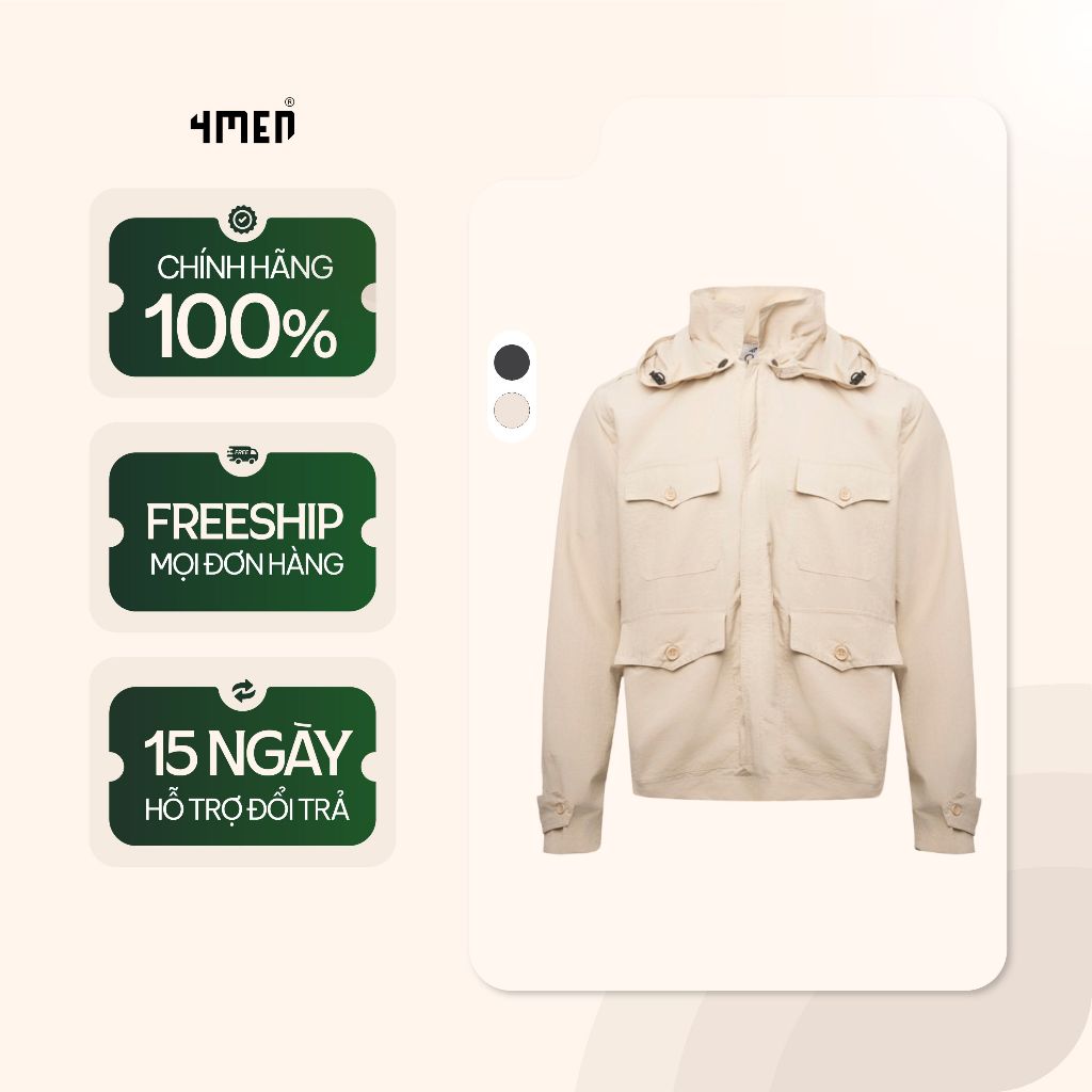 เสื้อแจ็คเก็ตกันแดดสําหรับผู้ชายมีฮู้ด UV-ProX Regular Form Box Bag AK073 มีซับในระบายอากาศ ดูดซับเห