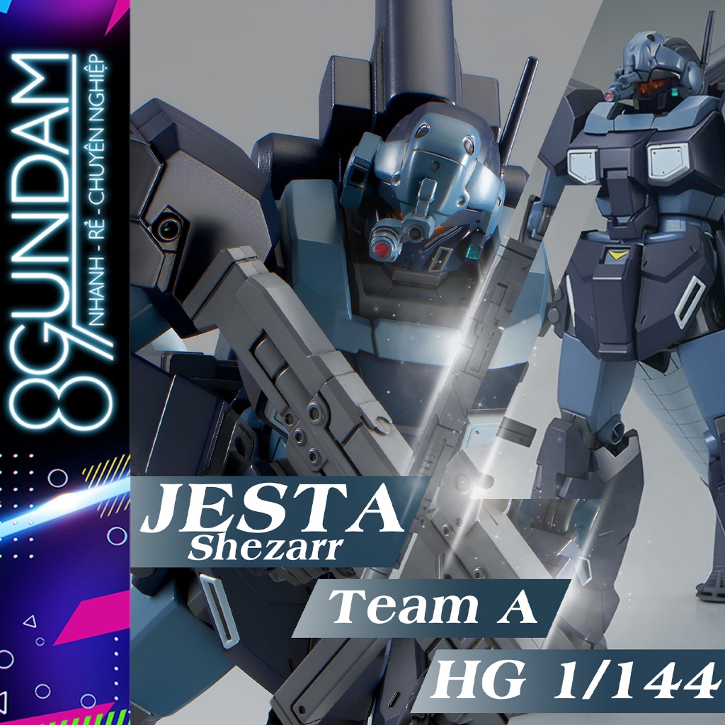 HG J3 JESTA โมเดลประกอบเครื่องบินรบ - ทีม Shezarr A (ฟรีสติ๊กเกอร์น้ํา)