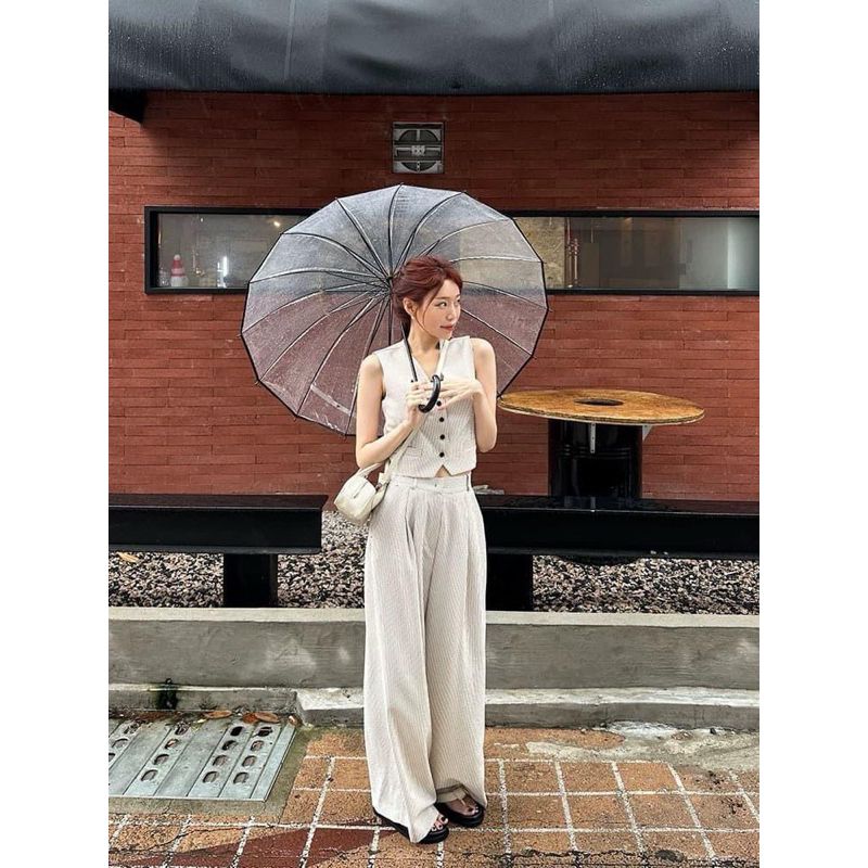 ชุดเสื้อกั๊ก+กางเกงลายทางมาตรฐาน Wg.we