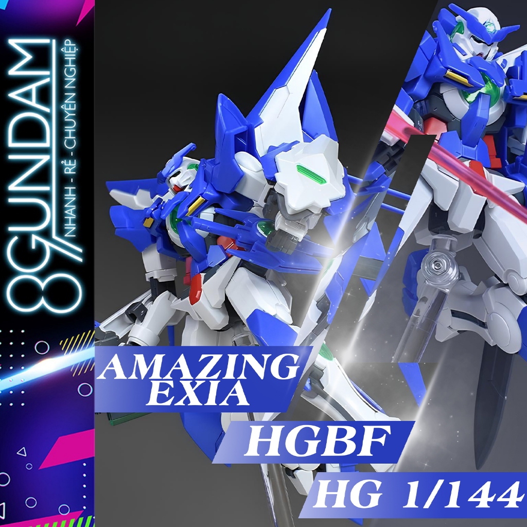 HG Amazing Exia Fighter Assembly Model