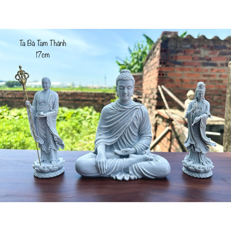 ComboTa Ba Tam Thanh 17ซม. ตั้งค่าจิ๋ว โมเสกตู้ปลา หินประดับ ยิม.