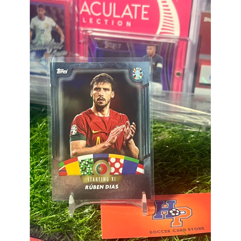 Ruben Dias เริ่มต้น XI Topps Jose Mourinho Eur0 2024 การ์ดฟุตบอล