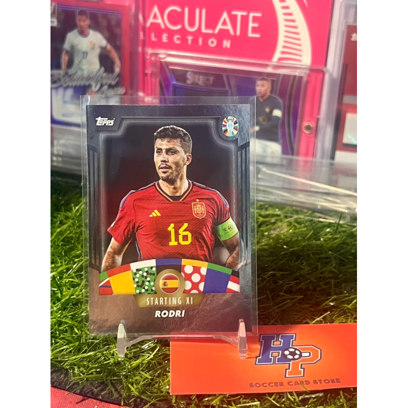 Rodri เริ่มต้น XI Topps Jose Mourinho Eur0 2024 การ์ดฟุตบอล