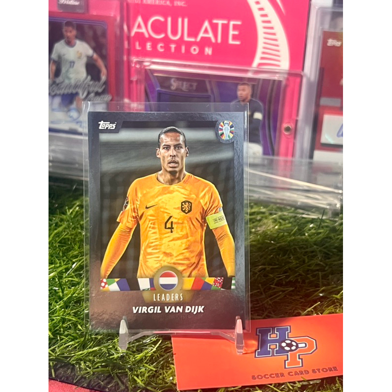 Van Dijk Leaders Topps Jose Mourinho Eur0 2024 การ์ดฟุตบอล