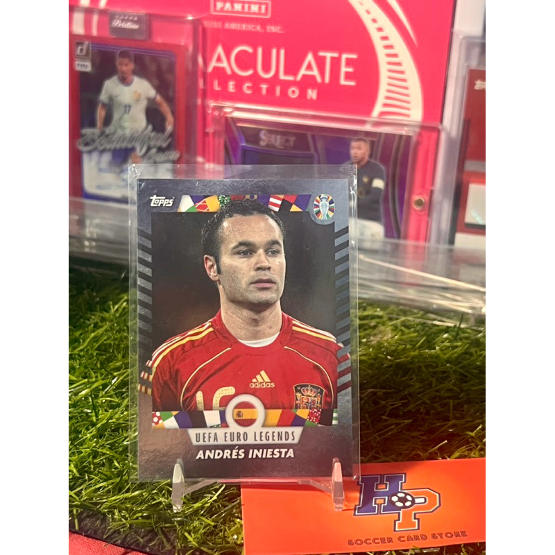 การ์ดฟุตบอล Iniesta Legends Topps Jose Mourinho Eur0 2024
