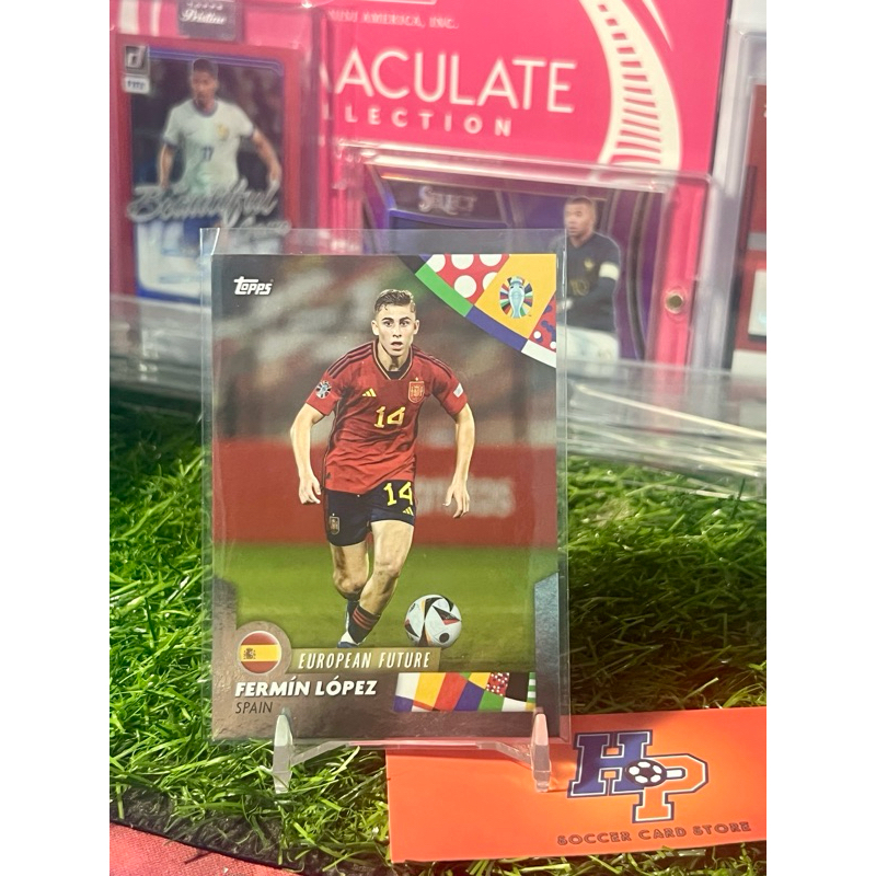 Fermin Lopez Future Topps Jose Mourinho Eur0 2024 การ์ดฟุตบอล