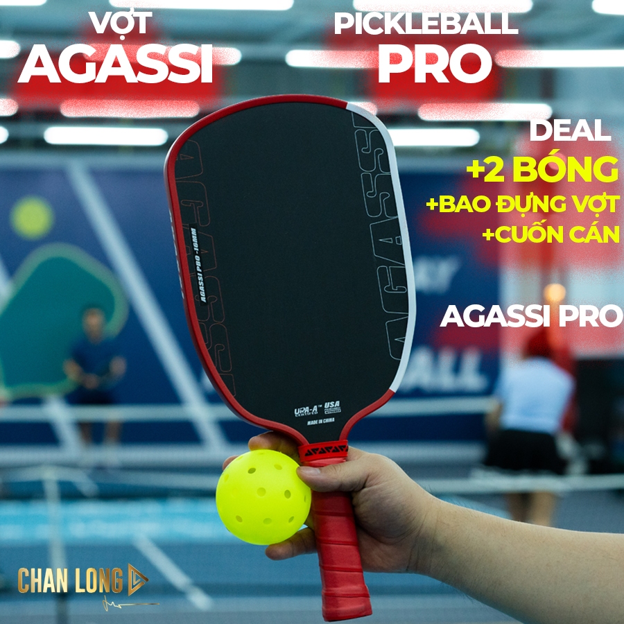 Joola Agassi Pro 16 มม. ไม้ดอง Super Matte Full Carbon Surface