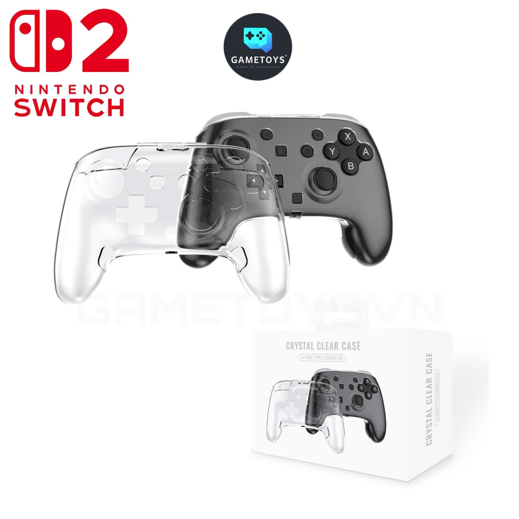 เคสแข็งใสแท้ (JYS) สําหรับ Pro Controller 2 สําหรับ Nintendo Switch 2 / Switch 2025