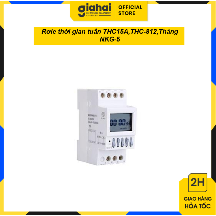 รีเลย์เวลารายสัปดาห์ THC15A,Month NKG-5 TBD56