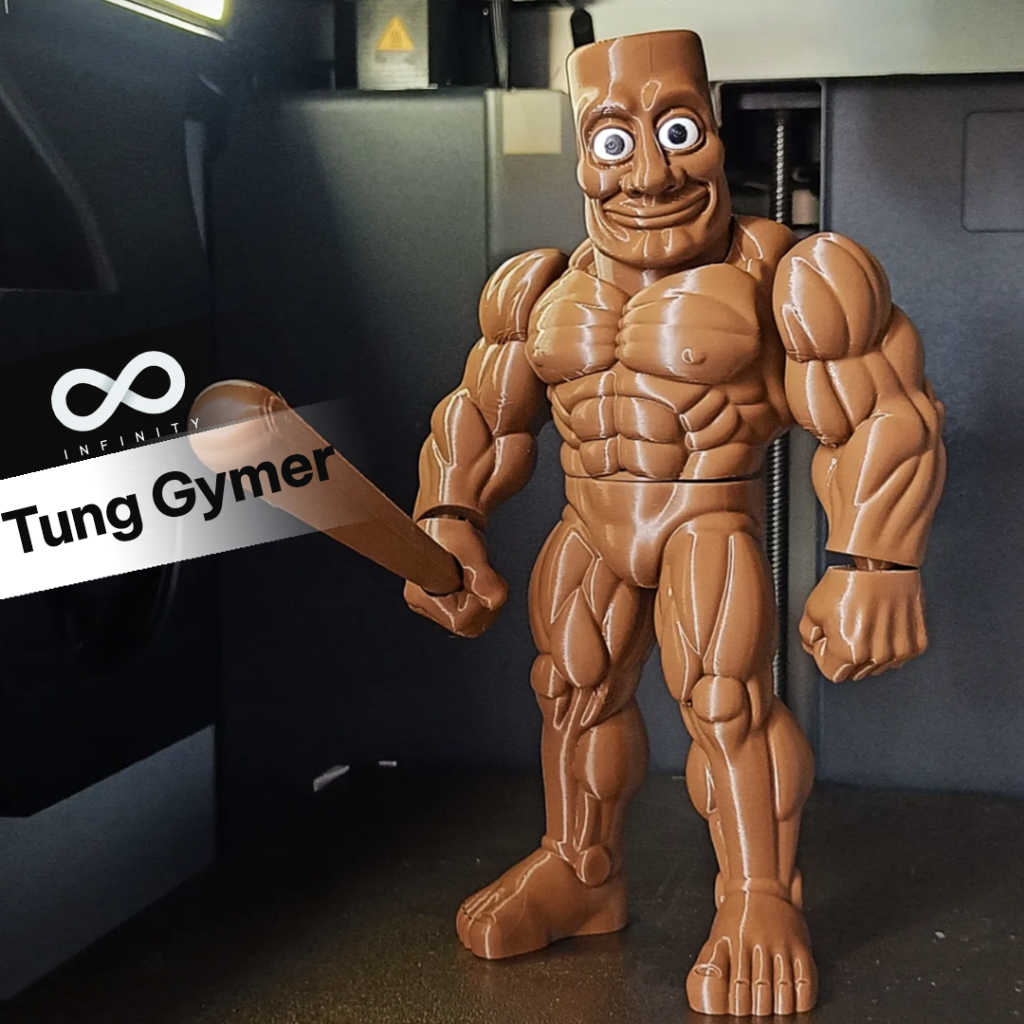 BRAINROT ของเล่นคอลเลกชัน Tung Sahur Gymer การป้องกันง่าย Ballerina จาก Tulelero Tralala