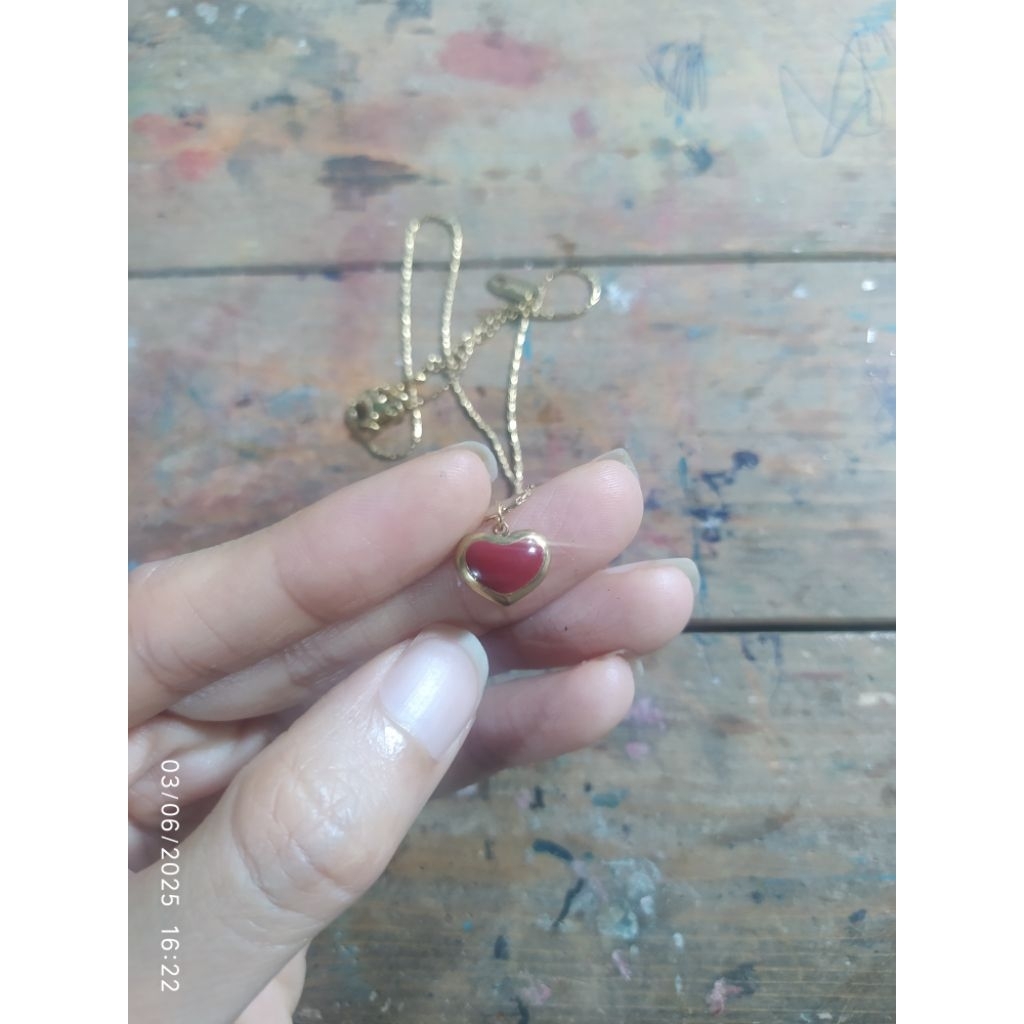 สร้อยคอแกะสลัก 18kgp ของญี่ปุ่น