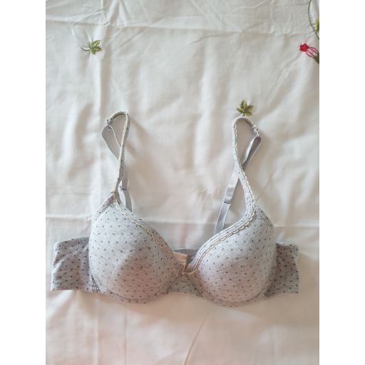 Si bra ไซส์ 80 AB ผ้าคอตตอนสีเทา