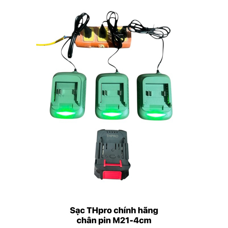 {ของแท้} THPRO 21V fast charger + 3A 2-port Drama charger, plug-in charger for common Battery pin M2