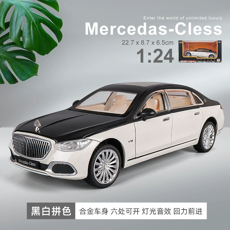 โมเดลรถเหล็ก Mercedes S680 Maybach 1:24 สเกล