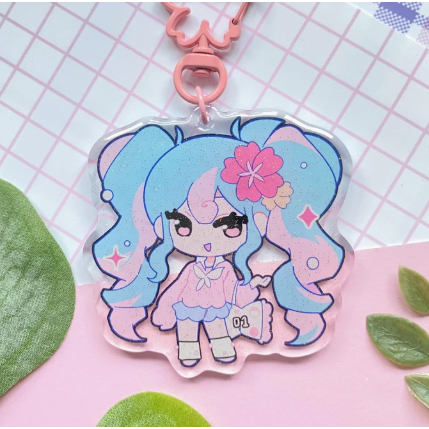 พวงกุญแจนางฟ้า Miku - Vocaloid กระเป๋า ita