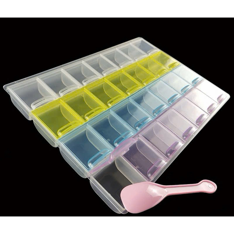 [ถูกตามรูป} STONE BOX DECORATIVE COLOR BEADS DIY ACCESSORIES