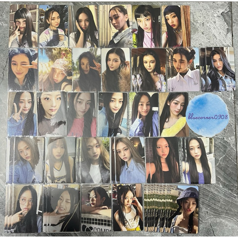 การ์ดรูปถ่าย NEWJEANS HANNI HAERIN MINJI DANIEL HYEIN ของแท้