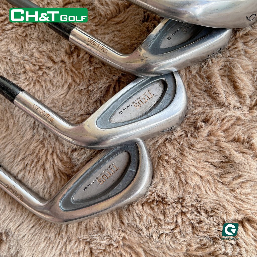 ชุดไม้กอล์ฟเหล็ก Maruman Titus WA-2 9 ชิ้น 3,4,5,6,7,8,9,PW, AW Flex S,R ต้นฉบับนําเข้าจากญี่ปุ่น