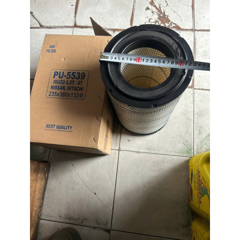 ไส้กรองอากาศรถบรรทุก ISUZU FRR 650 6T5 ไส้กรองอากาศรถบรรทุก isuzu ราคา 1 ชิ้น