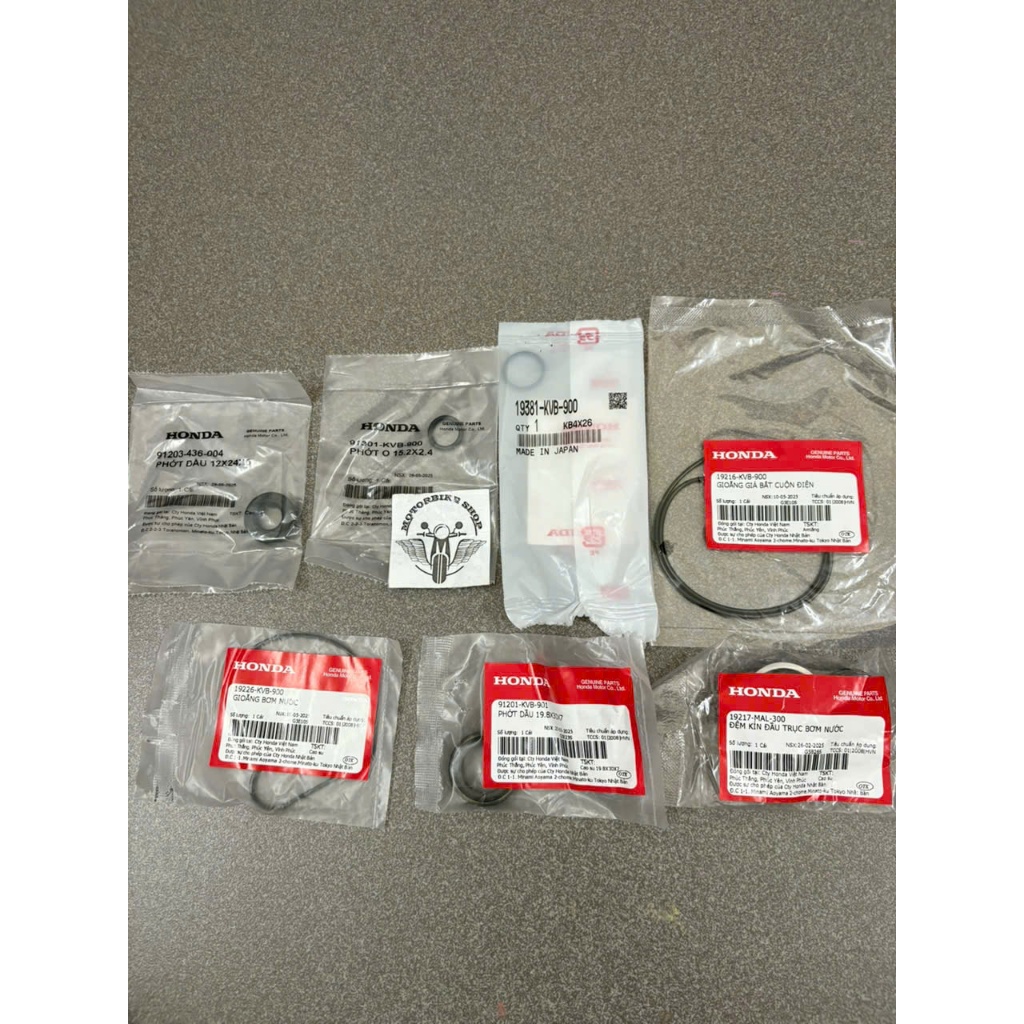 ซีลยางถาดไฟแท้ ab 110 bx ab 110 fi click 110 91201KVB901