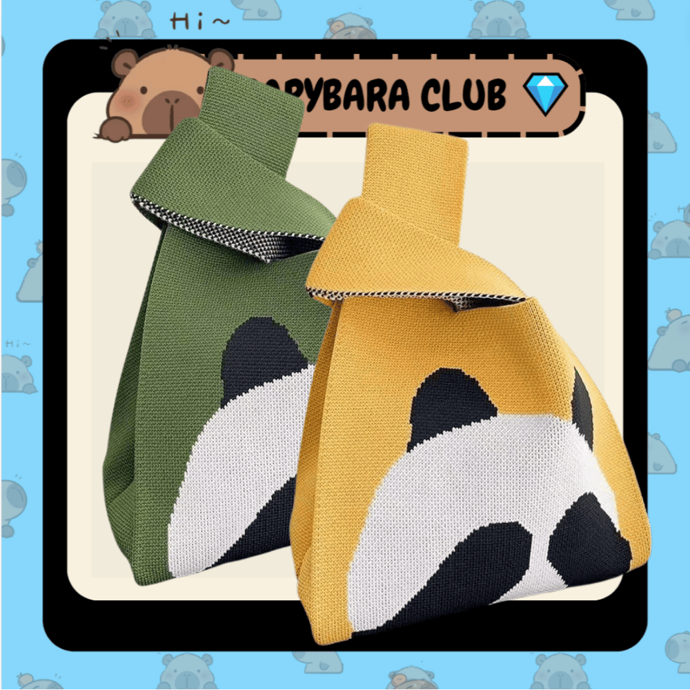 PANDA COVER MORA BAG TOLE KEACH BEACH BAG เก็บของน่ารักเทรนด์ข้าวของขวัญ
