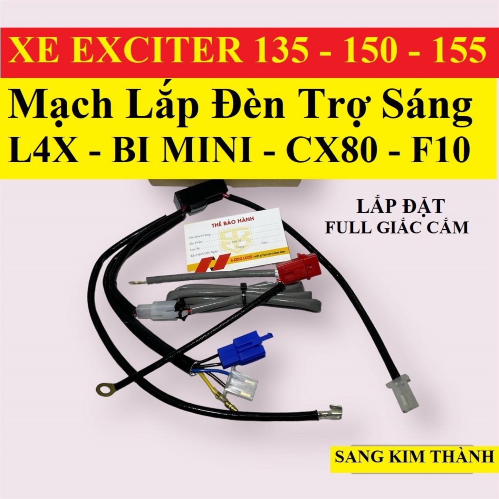 วงจรผ่านอัตโนมัติติดตั้ง L4X MINI BALL BEARING CX80 F10 สําหรับ Exciter 135 150 155